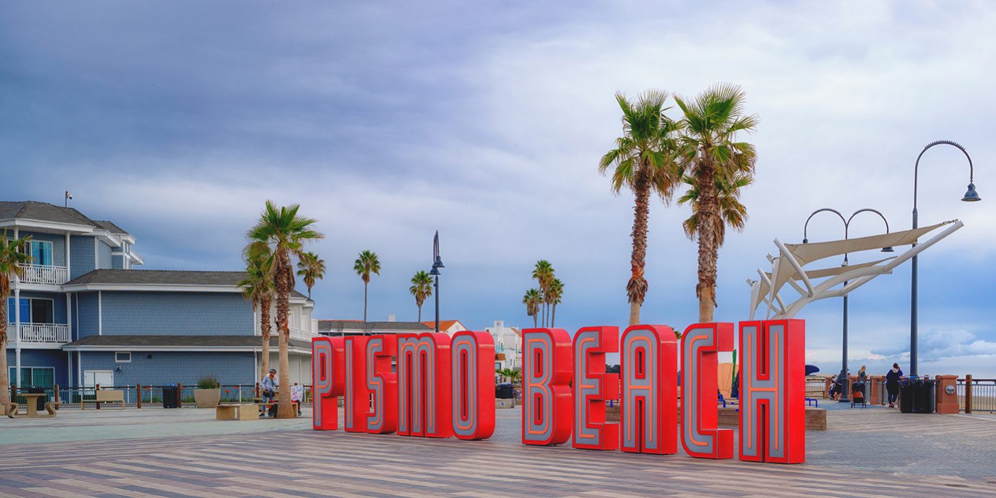 Pismo Beach Sign During Day